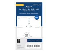Filofax 2025 Personal Diary - Two Days On One Page - Classic Refill - 68423