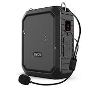 Personal Voice Amplifier for Teachers - Portable Speaker with Wired Headset Microphone 18W Waterproof IPX5 Waistband Voice Enhancer Megaphone for Indoor and Outdoor Activities, Teaching, Speech…