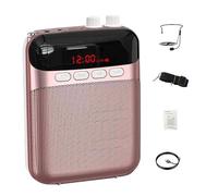 Personal Voice Amplifier for Teachers - Rechargeable Mini Speaker for Speech, Training | Compact Wireless Audio System, Durable Battery Amplifier for Meetings and Seminars