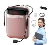 Personal Voice Amplifier, Pa System Speaker Lightweight Voice Enhancer,Long Battery Life Adjustable Strap For Teaching Trainers Singers Coaches