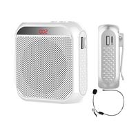 Personal Voice Amplifier, Tour Guide Chair with Rechargeable Battery 2200mAh, Portable Amplifiers Wired Microphone Speaker Teacher Headphones Meetings Tur Guides