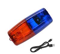 Personal Warning Lights - Shoulder Mounted Signal Light for Night Safety | 8x3.3x2.6cm, LED with Button Control, Red Blue Flashlight for Running, Cycling Beacon Night Visibility