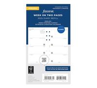 Filofax Personal Week on Two Pages Sunday 2025 Personal Organiser Insert