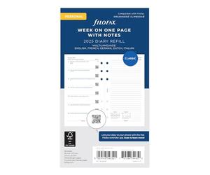 Personal Week per page with notes 5 Language 2025