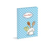 Personal Writing Recipe Book with 3 Bookmarks of 60 Sheets (120 Pages not Numbered) Made of Ivory Paper.