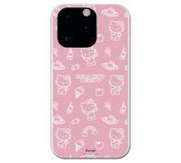 Personalaizer iPhone 13 Pro Case - Hello Kitty Pattern on Pink