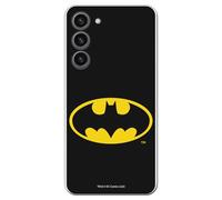 Personalaizer Official Batman Case Compatible with Samsung Galaxy S24 Plus - Transparent Flexible TPU Silicone Case - Classic Logo Design