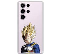 Personalaizer Official Dragon Ball Z Vegeta Super Saiyan Flexible TPU Silicone Case for Samsung Galaxy S23 Ultra - Printed Design
