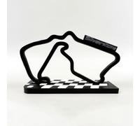 Personalisation Formula Mini 3D Track Outline with base 8X15X5CM Formula track-shaped desktop ornament is the for fans, customisable with 24 different tracks.