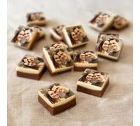 Personalise your surprise chocolate with a photo in a gift box - Personalised heart-shaped chocolates with your favorite photo (24 pieces - square, Chocolate)
