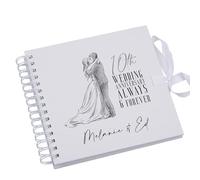 Personalised 10th Anniversary Scrapbook Photo Album Guest Book