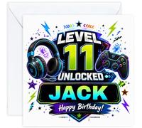 Personalised 11th Birthday Gaming Card for Boy | Gamer Card with Name
