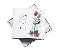 Personalised 13th Birthday Gifts for Him Photo Album