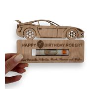 Personalised 18th Birthday Gift for Boys - Custom Money Holder Wallet for Milestone Celebration, Special Keepsake, and Unique Coming of Age Present