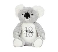 Personalised 18th Birthday Koala Bear Soft Toy, Happy Birthday Soft Plushy, Personalised gift, Customisable Koala, 18 & name