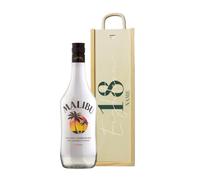 Personalised 18th Birthday Malibu Rum Gift Set (70 ustom Birthday Rum Gift for Him, Her, Son, Daughter, Brother, Sister - 18th Birthday Present