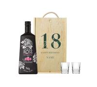 Personalised 18th Birthday Tequila Rose Strawberry Cream Liqueur Gift Set - Custom Birthday Liqueur Gift for Him, Her, Son, Daughter, Brother, Sister & Friend