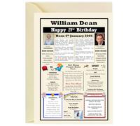 Personalised 2005 21st Birthday Card - “Year You Were Born Highlights” - Custom Name & Date - A5 Sized Card | Unique 21st Birthday Card for Him Her | Handmade Memory Lane Keepsake