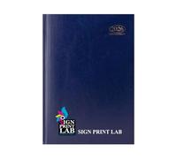 Personalised 2026 Diary A4 or A5 - Day-a-Page or Week-to-View Appointment Planner, Padded Leather-Style Cover, Custom Name or Logo, Black Blue or Red