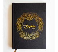 Personalised 2027 Diary Gifts for Christmas, 2027 Diary A5 Page a Day with Daily Planner & Monthly View, Personalised Notebook A5 with Name, Christmas Birthday Academic Diary Gifts (Design 1)