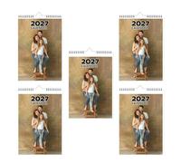 Personalised 2027 Photo Calendar | A4 Wall Planner | Personalise with your own Photos | Wirebound Office, Corporate & Home Gift. (5 x)