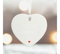 Personalised 20th Wedding, Porcelain Heart Keepsake Gift for 20 Year Anniversary 20 Years Married