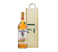 Personalised 21st Birthday Captain Morgan Original Spiced Gold Rum Gift Set (70 ustom Birthday Rum Gift for Him, Her, Son, Daughter, Brother, Sister - 21st Birthday Present