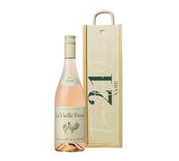 Personalised 21st Birthday La Vieille Ferme Rosé Wine Gift Set (75 ustom Birthday Rosé Wine Gift for Her, Daughter, Sister, Friend, Mum, Wife - 21st Birthday Present