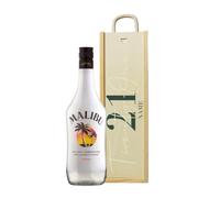 Personalised 21st Birthday Malibu Rum Gift Set (70 ustom Birthday Rum Gift for Him, Her, Son, Daughter, Brother, Sister - 21st Birthday Present
