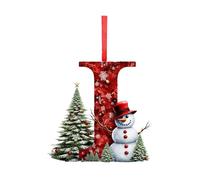 Personalised 26 Letter Ornaments, Christmas Tree Decorations - Diy Hanging Letters