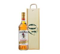 Personalised 40th Birthday Captain Morgan Original Spiced Gold Rum Gift Set (70 ustom Birthday Rum Gift for Him, Her, Husband, Wife, Brother, Sister - 40th Birt