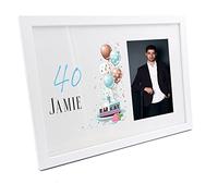 Personalised 40th Birthday Gifts for him Photo Frame