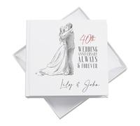 Personalised 40th Wedding Anniversary Photo album Gift