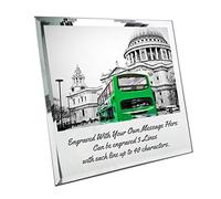 Personalised 5" x 7" Photo Frame Custom Mothers Day Gift for Mum Her Engraved Table Top Silver Glass Mirror Frame for Him Her Women Men Memorial Gifts for Anniversary Birthday Christmas