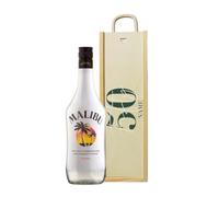 Personalised 50th Birthday Malibu Rum Gift Set (70 ustom Birthday Rum Gift for Him, Her, Husband, Wife, Brother, Sister - 50th Birthday Present