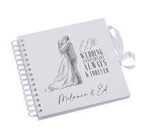 Personalised 60th Anniversary Scrapbook Photo Album Guest Book