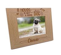 Personalised A House Is Not A home Without A Dog Photo Frame Landscape (8 x 10 Inch)
