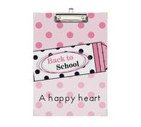 Personalised A4 Clipboard with Custom Photo/Text - Double-Sided Design for School & Office - Clip Board with Metal Suspension Buckle
