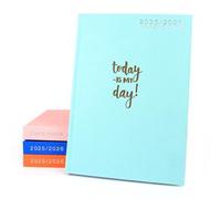 Personalised Academic Hardcover Diary 2025-2026 | Custom Engraved Organiser | Gift Idea Planner - [Teal, A4]