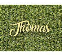 Personalised Acrylic Name Cake Topper - Custom Name Plate for Birthday, Wedding & Celebration Cakes - Elegant Happy Birthday Cake Decoration & Name Charm (Name Only)