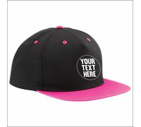 Personalised Adults 5 Panel Snapback Rapper Caps Custom Printed Hip Hop Cap/Hat