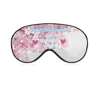 Personalised Adults Unisex Sleep Eye Mask for Men Women, Custom Eye Cover for Sleeping Light Blocking Soft and Comfortable Blindfold Night Eyepatch Eye Blinder for Travel Sleeping Shift Work