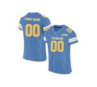 Personalised American Football Jersey,Custom Baseball Jersey Uniforms with Team Name Number, Sports T Shirt Quick Dry Top Breathable Short Sleeve Tee Gym Shirt for Men/Women/Kids/Boys/Girls/Youth