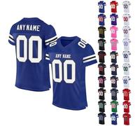 Personalised American Football Jersey Customised Rugby Jersey with Name, Number, Team Name for Men/Women/Kids Quick Dry Breathable Fabric Moisture Wicking Active Tops #11