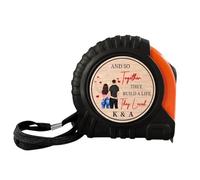 Personalised And So Together They Build A Life They Loved Leather Couple Tape Measure Custom Name Portrait Funny Measures Tool Gift For Husband Wife Valentines Day Birthday Xmas (style 21)