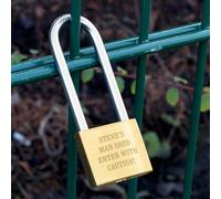 Personalised Any Message Padlock