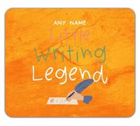 Personalised Any Name Little Writing Legend Mouse Mat Pad 24cm x 19cm