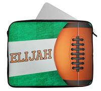 Personalised Any Name Rugby Design Laptop Case Sleeve Tablet Bag Chromebook Gift 1448 (14-15 inch)
