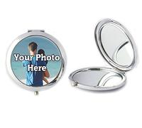 Personalised Any Photo Picture Compact Mirror Ideal Ladies Birthday Mothers Day Gift