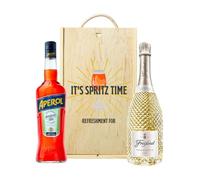 Personalised Aperol Spritz Gift Set with Prosecco - 11% ABV | Custom Cocktail Gift for Him or Her | Premium Italian Aperitif Gift Box by Beerhunter